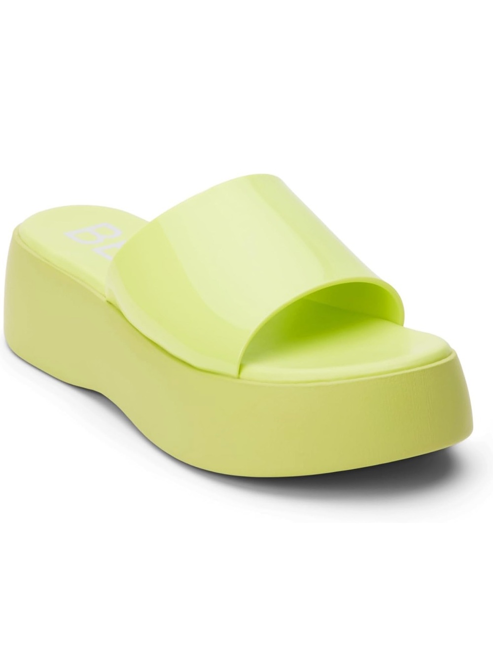 BEACH by Matisse Womens Solar Platform Slide Casual Sandals Casual Mid Heel 2-3"